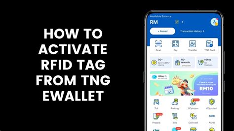 activate pre-installed rfid tag|tng activate rfid tag.